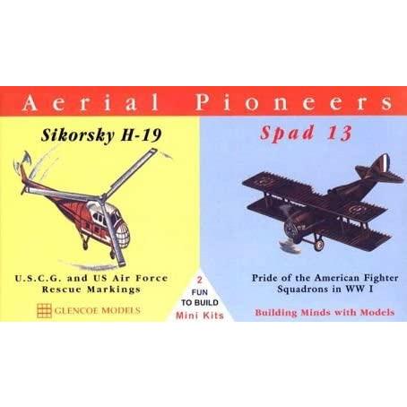 GLENCOE 1/110 Aerial Pioneers Spad/H-19