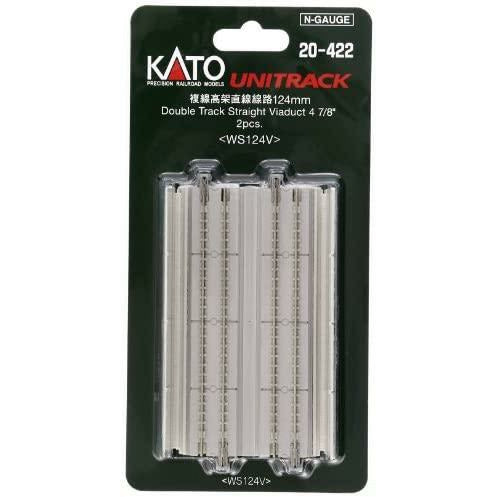 KATO N Unitrack Double Track Straight Viaduct 124mm (2)