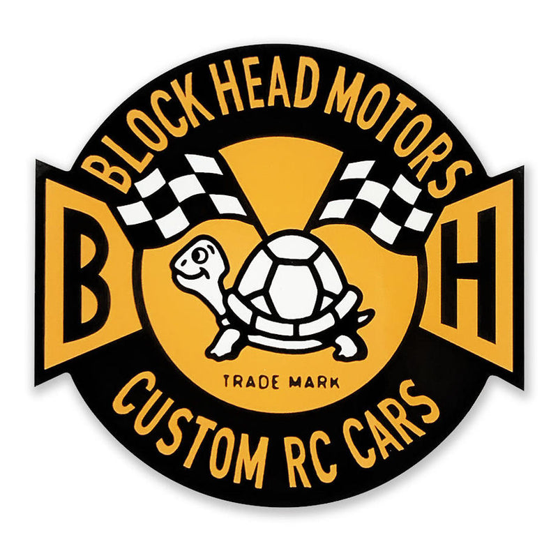 BLOCKHEAD MOTORS Emblem Sticker