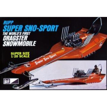 MPC 1/20 Rupp Super Sno-Sport Snowmobile Dragster