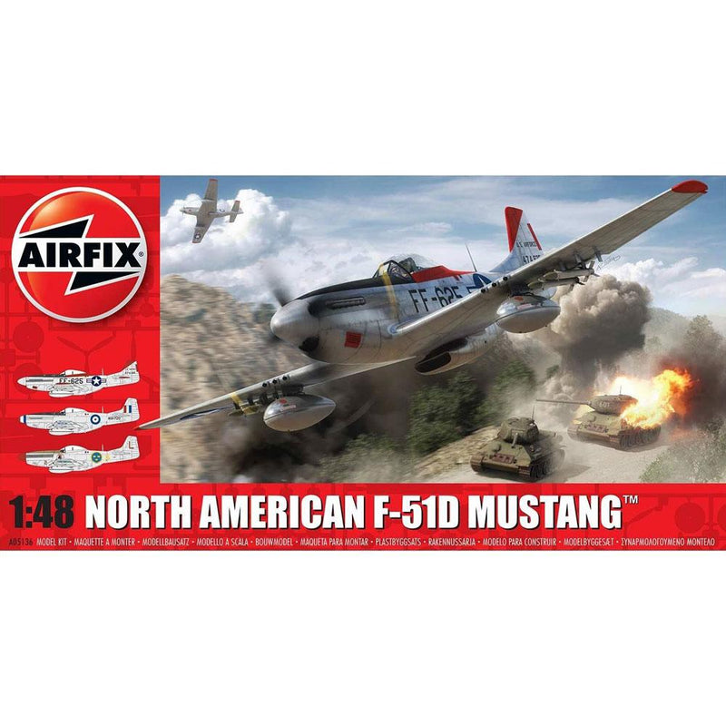 AIRFIX 1/48 North American F-51D Mustang