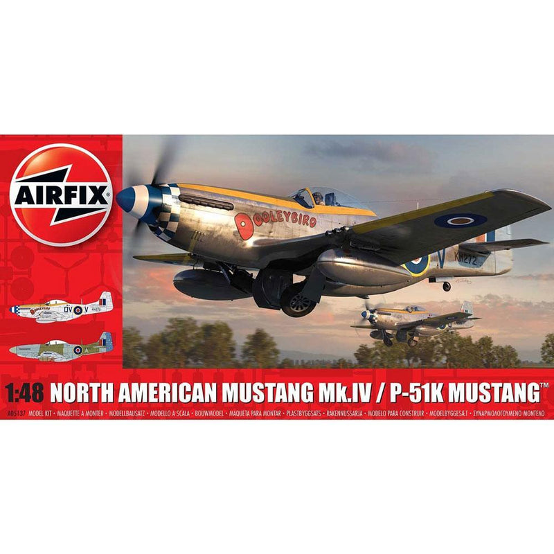 AIRFIX 1/48 North American Mustang Mk.IV / P-51K Mustang