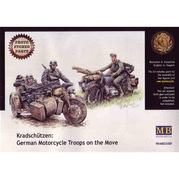 MASTER BOX 1/35 Kradschutzen: Motorcycle Troop German
