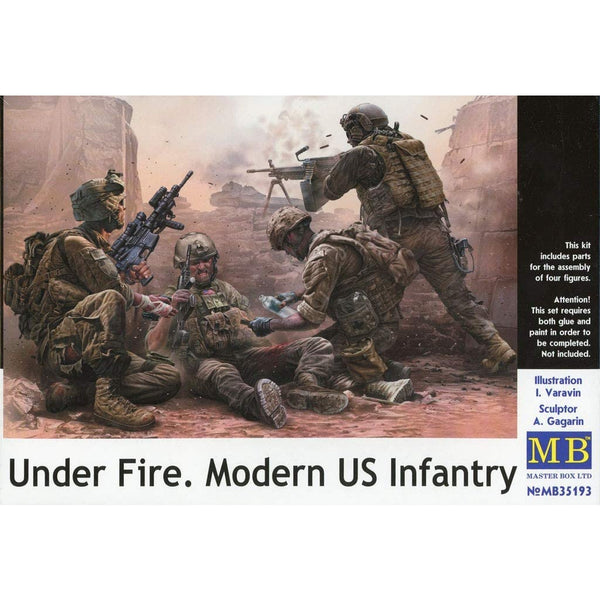 MASTER BOX 1/35 Under Fire: Modern US Infantry