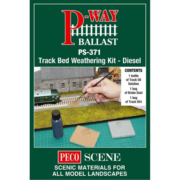 PECO Track Bed Weathering Kit : Diesel