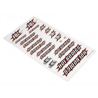 (Clearance Item) HB RACING Team Decal Set (Large/Red)