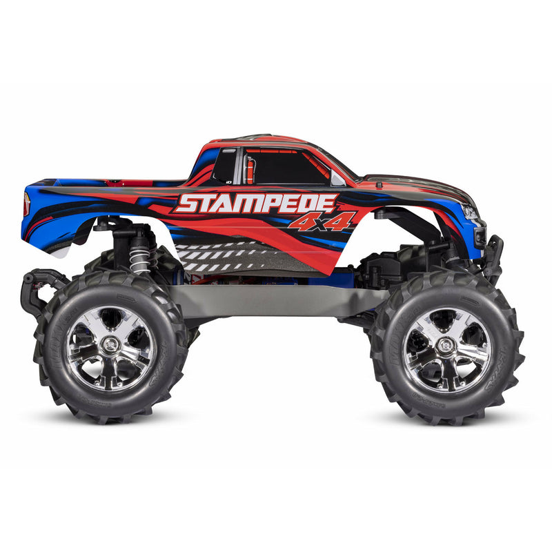 TRAXXAS 1/10 Stampede 4x4 Monster Truck with LED Lights - R