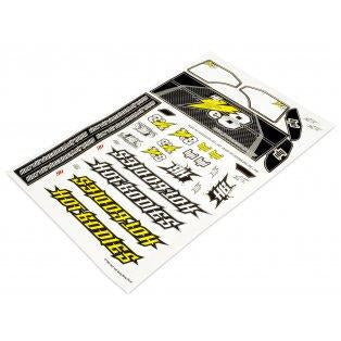 (Clearance Item) HB RACING Ve8 Body/Wing Decal Sheet