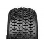 (Clearance Item) HB RACING Fullshot Tyre (2Pc/White/ 2WD/Front)