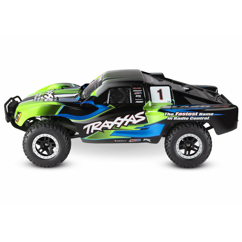 TRAXXAS 1/10 Slash 4WD Electric Short Course Truck with LED Lights Green