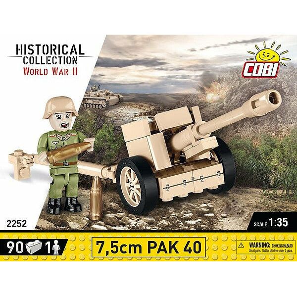 COBI World War II - 7.5cm PAK 40 (90 Pieces)
