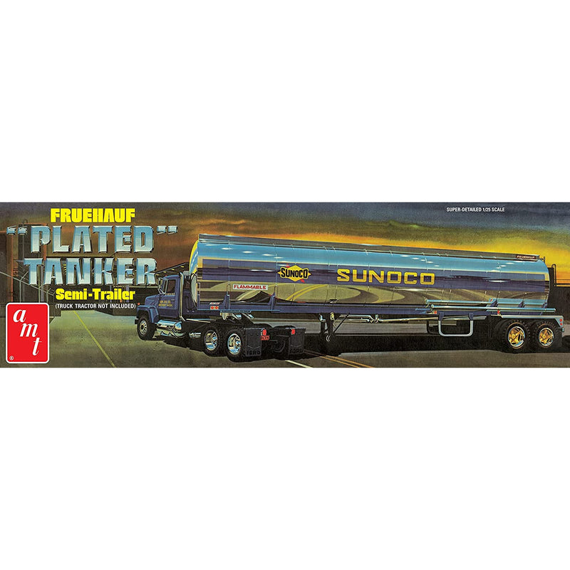 AMT 1/25 Fruehauf Plated Tanker Trailer (Sunoco)