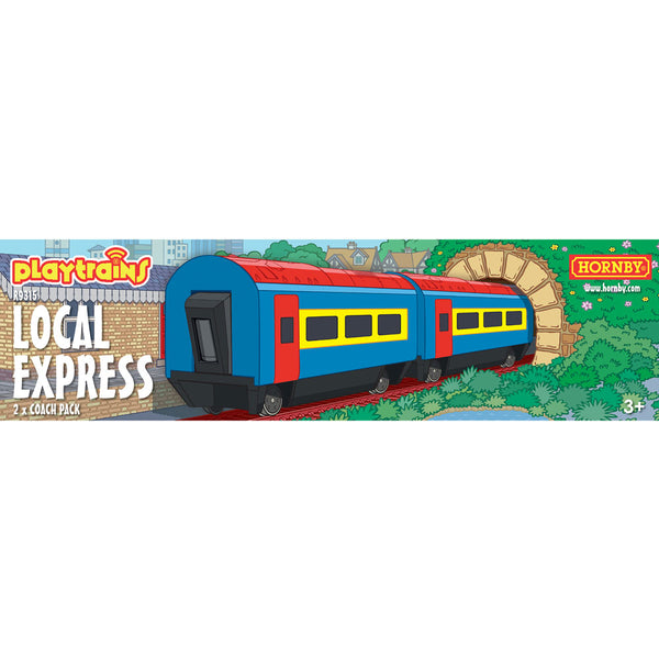 HORNBY Playtrains - Local Express 2 x Coach Pack