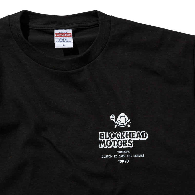BLOCKHEAD MOTORS Standard T-Shirt/Black Size L