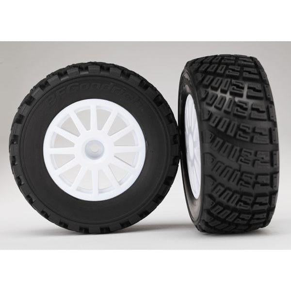 TRAXXAS Tyres & Wheels Assembled Glued Tyres White (7473R)