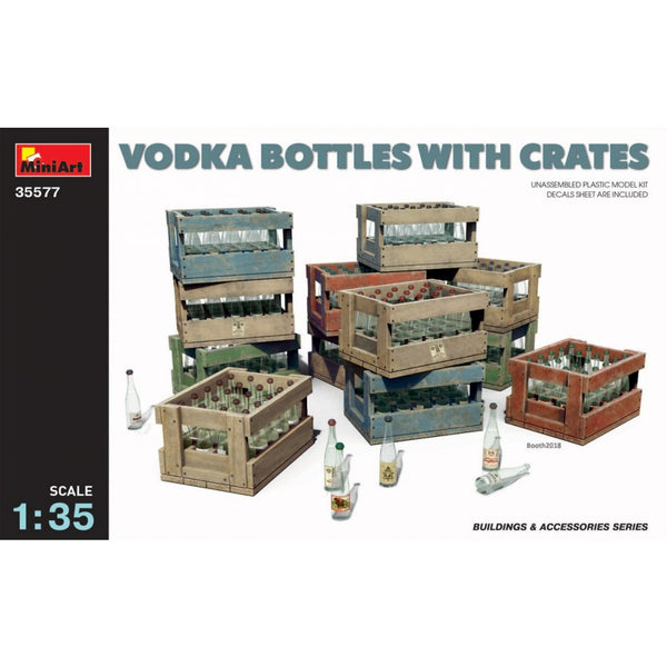 MINIART 1/35 Vodka Bottles with Crates