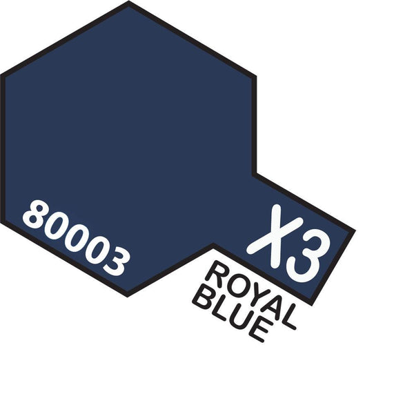 TAMIYA X-3 Royal Blue Enamel Paint 10ml