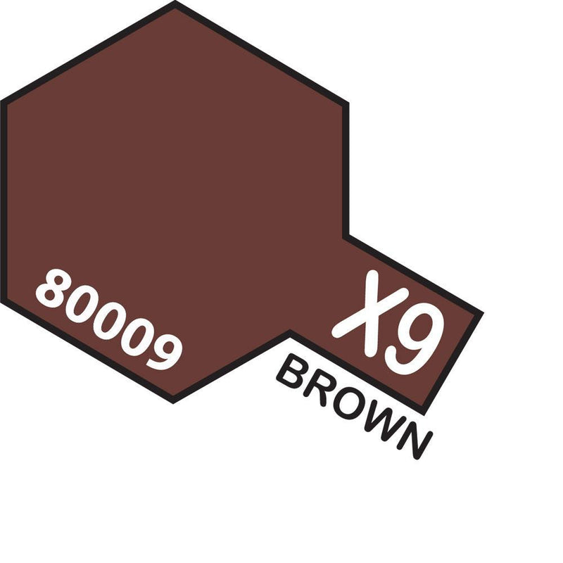 TAMIYA X-9 Brown Enamel Paint 10ml