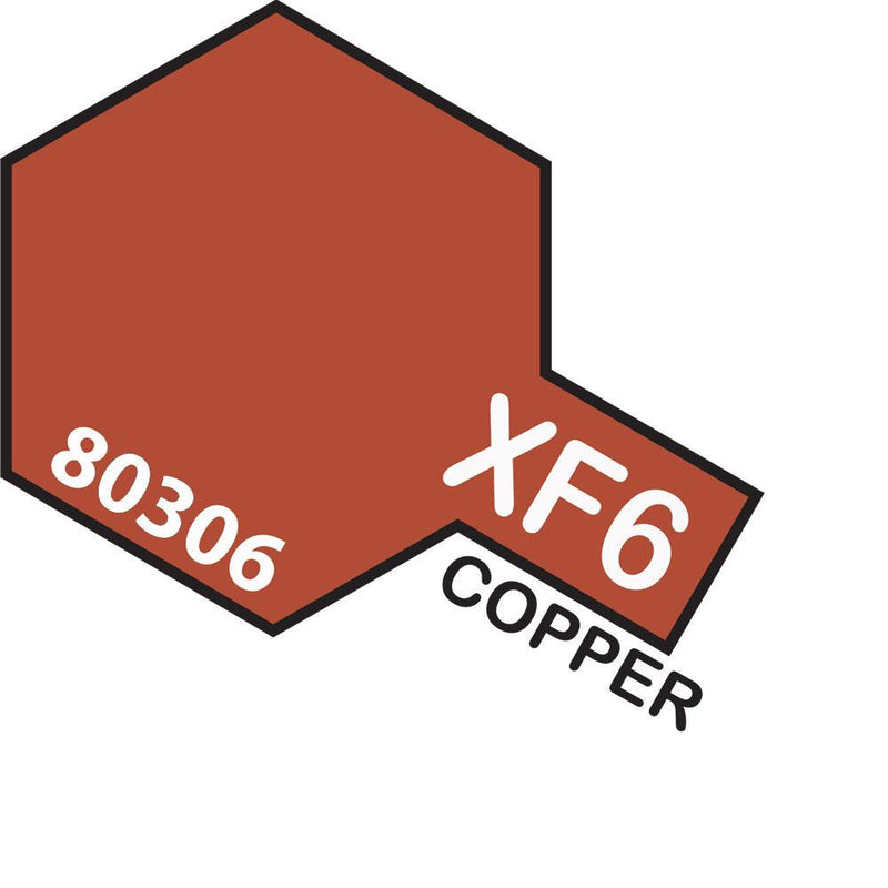 TAMIYA XF-6 Copper Enamel Paint 10ml