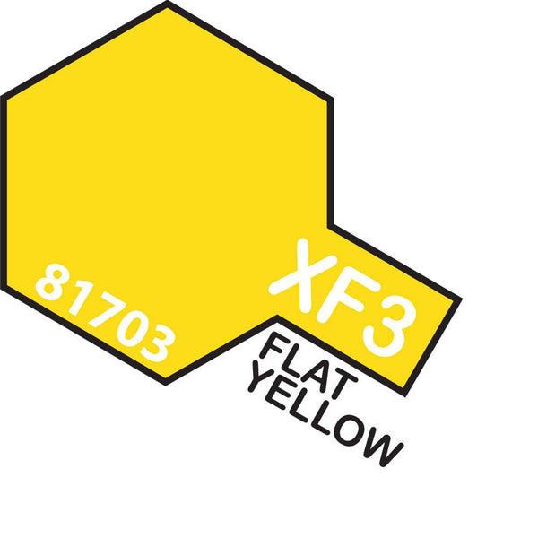 TAMIYA Acrylic Paint XF-3 Flat Yellow 10ml