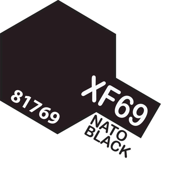 TAMIYA Acrylic Paint XF-69 NATO Black 10ml