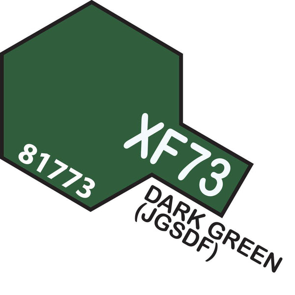 TAMIYA Acrylic Paint XF-73 Dark Green/JGSDF 10ml