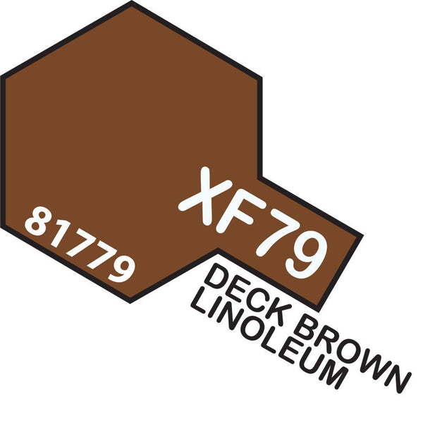 TAMIYA Acrylic Paint XF-79 Deck Brown Linoleum 10ml