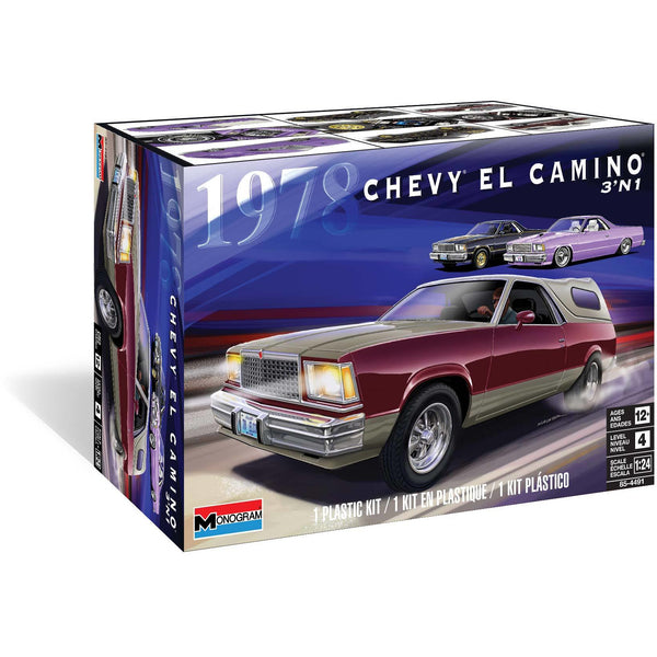 REVELL 1/24 Monogram 1978 Chevy El Camino 3 in 1
