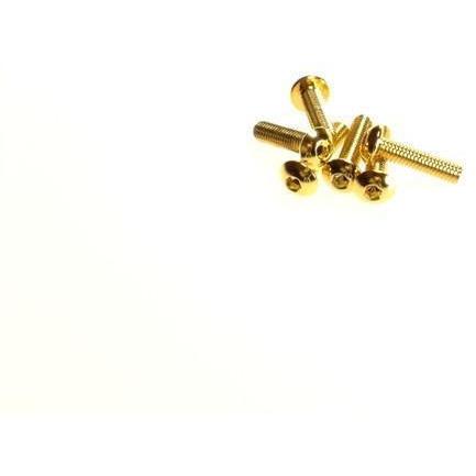 HIRO SEIKO Hex Button Screw M3x18 [Gold]
