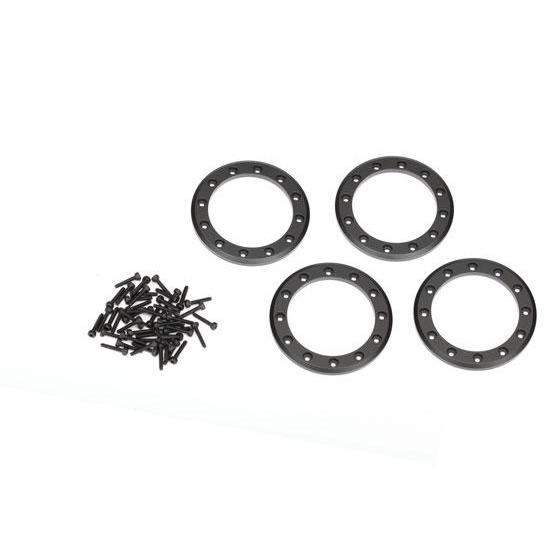 TRAXXAS Beadlock Rings, Black 1.9' Aluminium (4) 2x10 CS (4