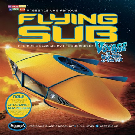 MOEBIUS 1/32 VTTBS Flying Sub, revised