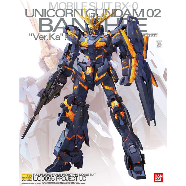 BANDAI 1/100 MG Unicorn Gundam 02 Banshee Ver.Ka