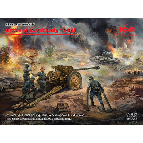 ICM 1/35 Battle of Kursk 1943 with 4 Figures