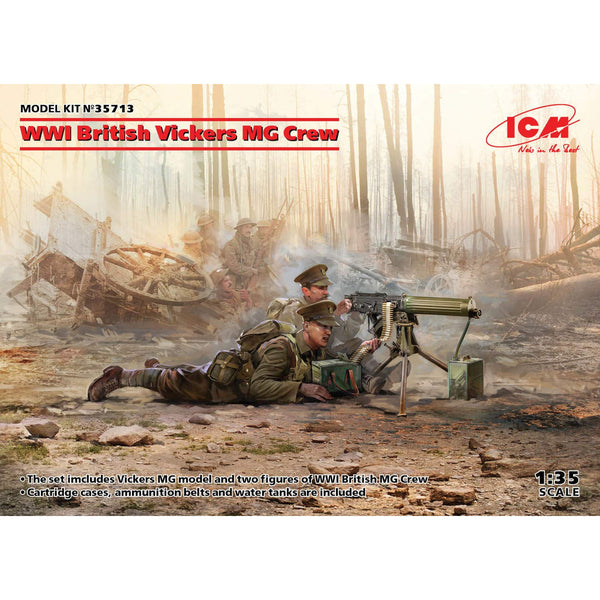 ICM 1/35 WWI British Vickers Machine Gun Crew