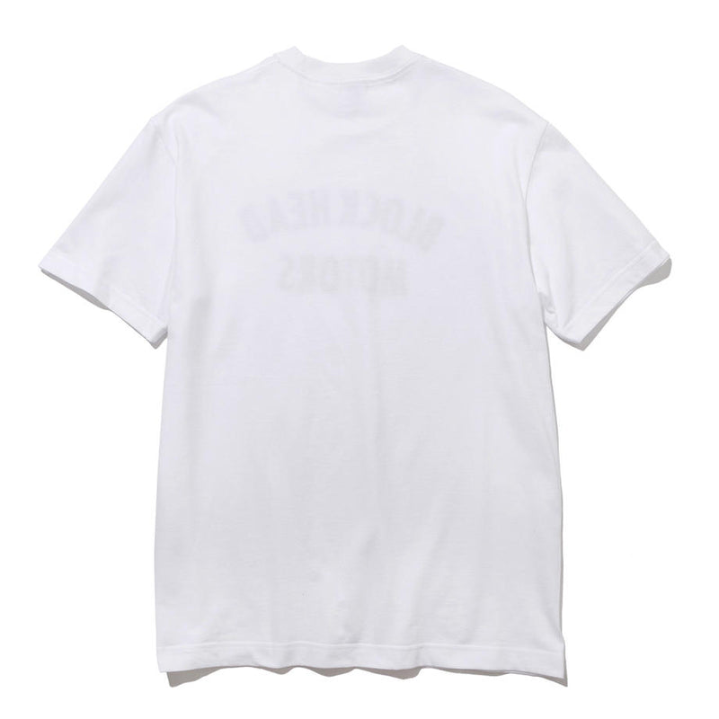 BLOCKHEAD MOTORS Text Logo T-Shirt White - M