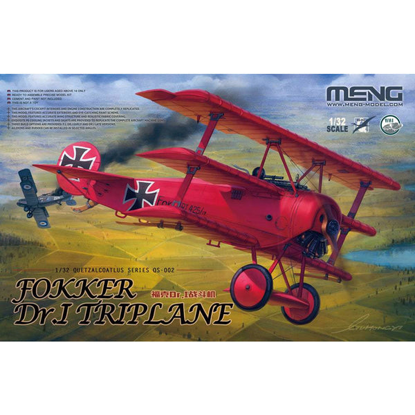 MENG 1/32 Fokker Dr.1 Triplane