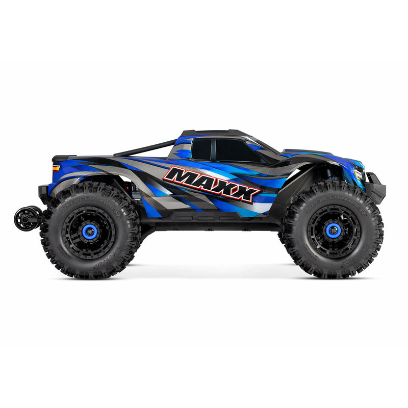 TRAXXAS 1/10 Maxx 4WD Brushless Electric Monster Truck with WideMaxx Blue