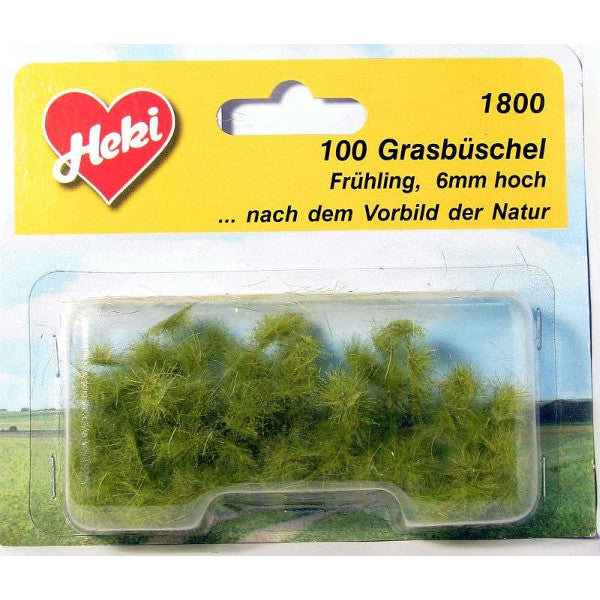 HEKI 6mm Grass Tufts Spring (100 pcs)