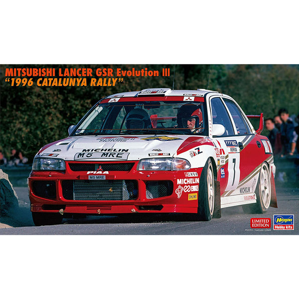 HASEGAWA 1/24 Mitsubishi Lancer GSR Evolution III "1996 Catalunya Rally"