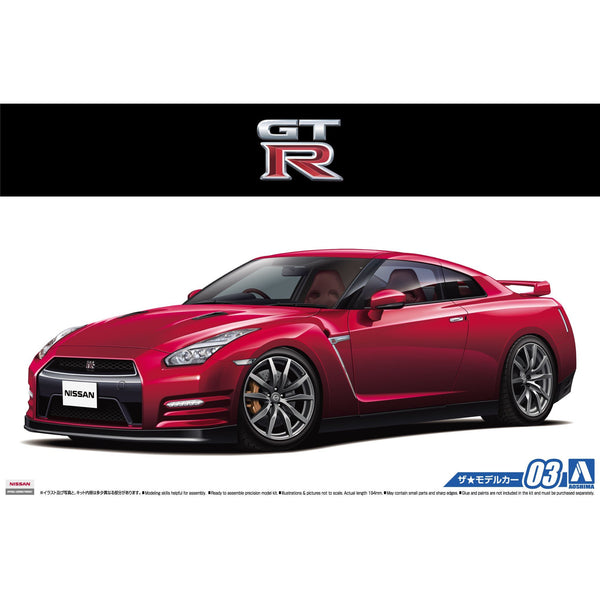 AOSHIMA 1/24 Nissan R35 GT-R Pure Edition '14