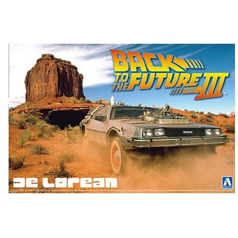 AOSHIMA 1/24 Back to the Future Part III Delorean (Railroad