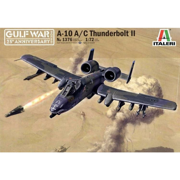 ITALERI 1/72 A-10 A/C Thunderbolt II 25th Anniversary Gulf