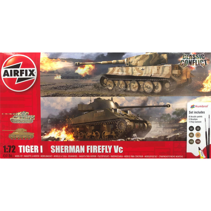 AIRFIX 1/72 Classic Conflict Tiger I vs Sherman Firefly