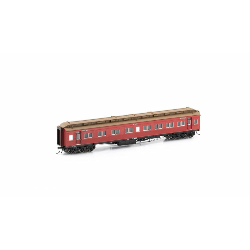 AUSCISION HO VR Carriage Red (1954-1963 Era) - 4 Car Set (10-AE, 4-ABE, 27-BE, 12-CE)