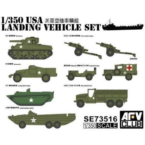 AFV CLUB 1/350 USA Landing Vehicle Set