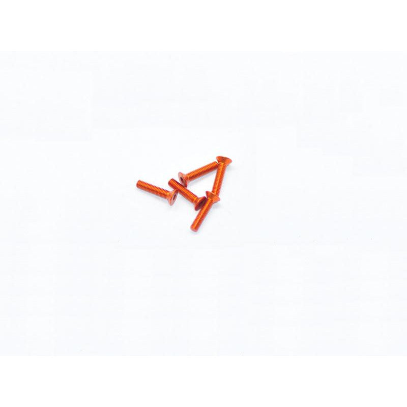 ARROWMAX Alu Screw Allen Countersunk M3X14 Orange (7075) (5