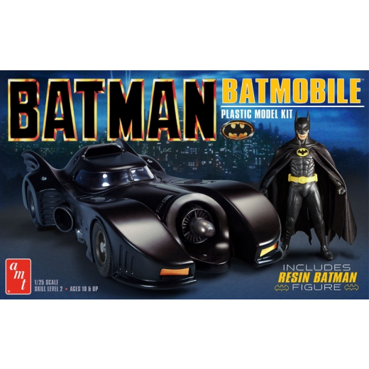 AMT 1/25 1989 Batman Batmobile with Resin Batman Figure Mov