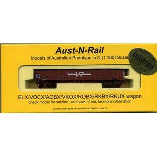 AUST-N-RAIL N ELX VR lettering No 259, includes Microtrains Bogies