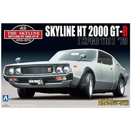 AOSHIMA 1/24 Skyline HT2000GT-R (KPGC110) '73 Nissan