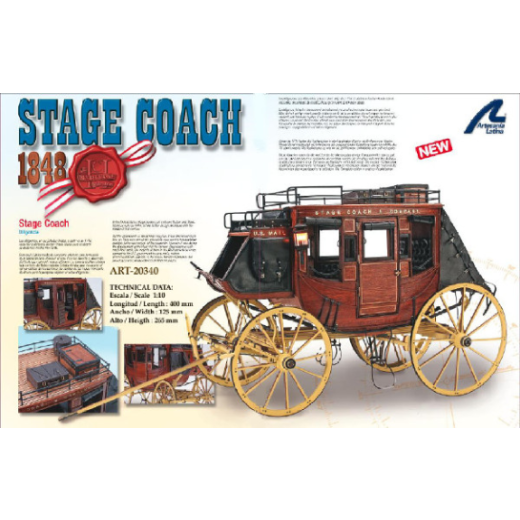 ARTESANIA LATINA 1/10 Stage Coach 1848 US Mail